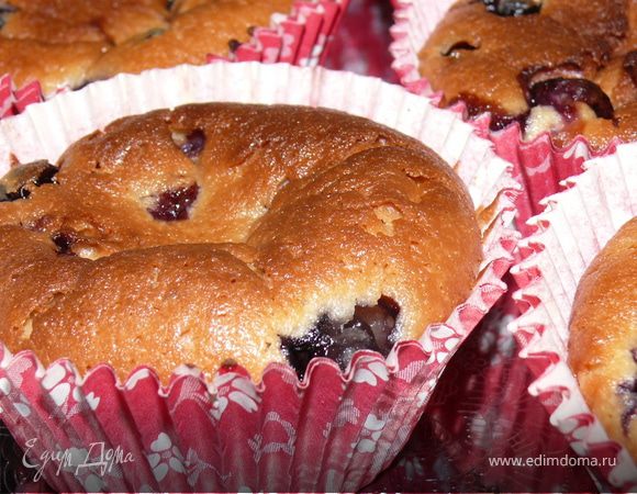 Маффины с голубикой