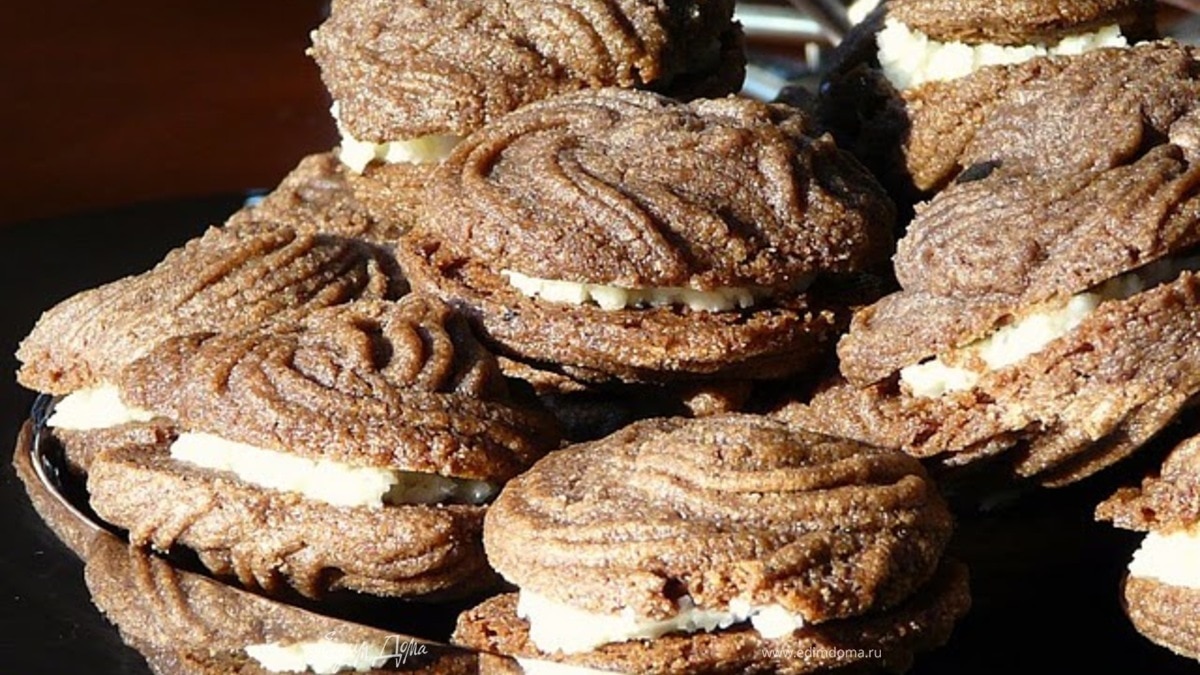 Тающее шоколадно-ванильное печенье