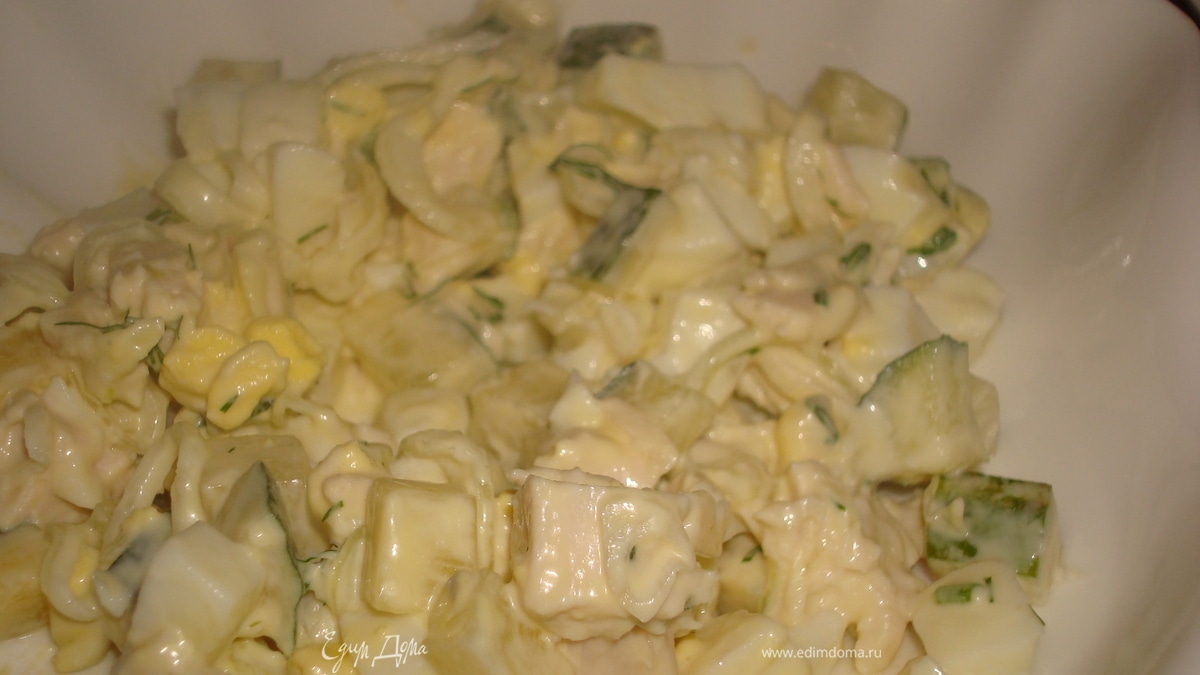 Салат  куриный "Нежность"