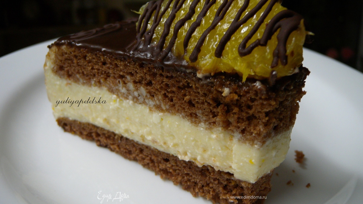 Торт "Творо-шоко-льсиновый"