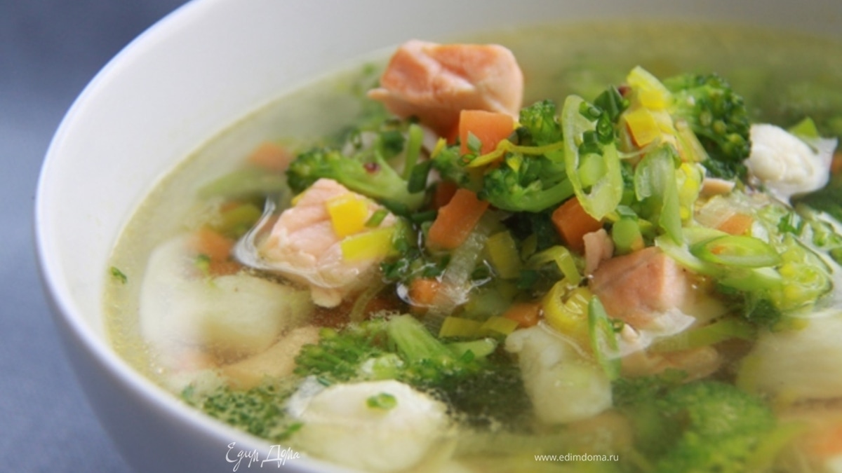 Очень лёгкий и быстрый рыбный суп