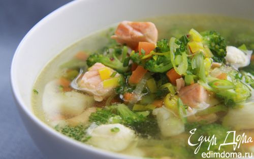 Рецепт Очень лёгкий и быстрый рыбный суп