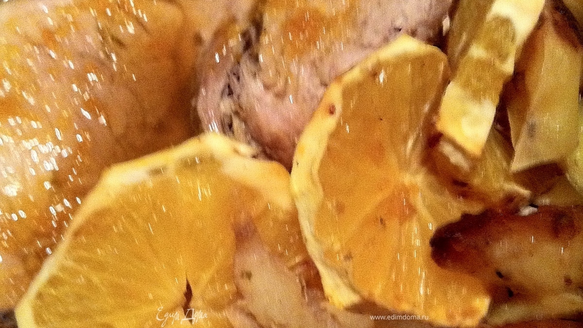 Окорок "Свинья в апельсинах"