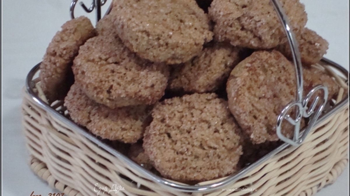 Печенье с гречневой мукой на сметане