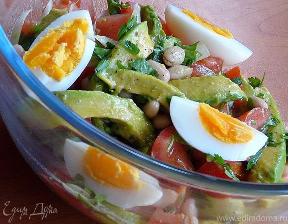 Мексиканский салат с фасолью Мексиканский салат с фасолью