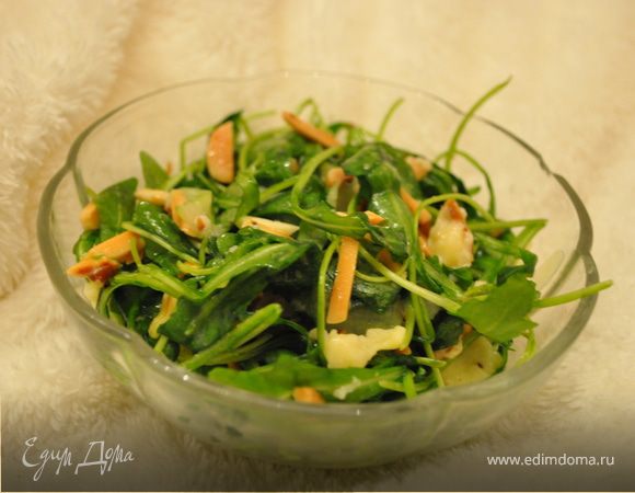 Салат с руколой и запечённым сыром «Лека» Салат с руколой и запечённым сыром «Лека»