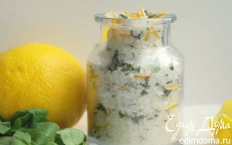 Рецепт Ароматизированная соль с лимоном и майораном