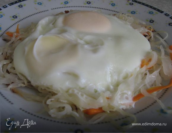 Яичница в гнезде Яичница в гнезде