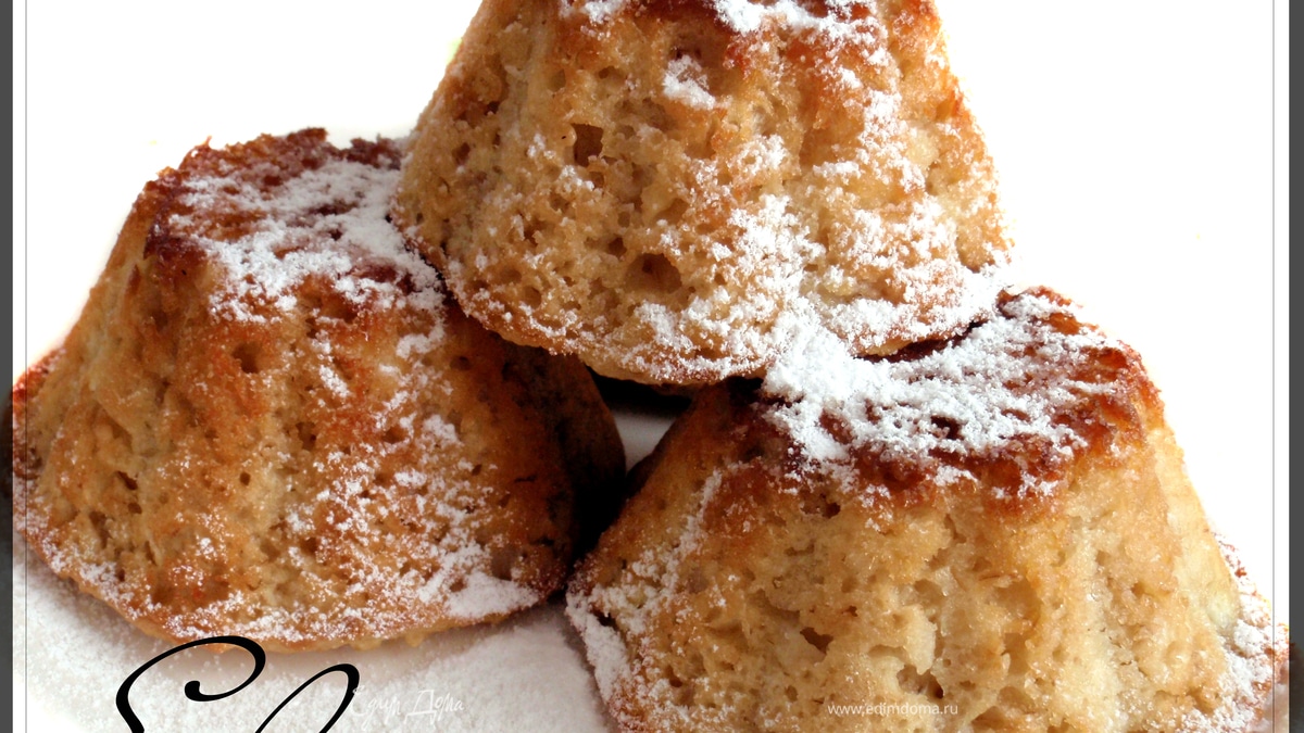 Яблочно-овсяные кексы