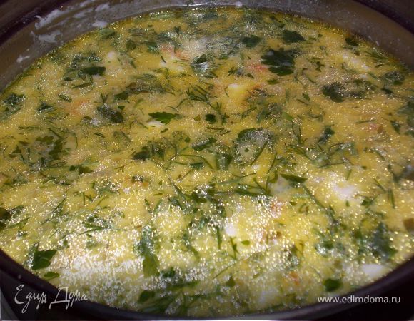 Сырный супчик "Морской" Сырный супчик "Морской"