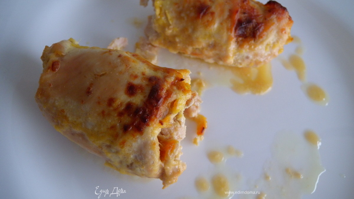 + Рулетики курино-дынные в сливочно-имбирном соусе