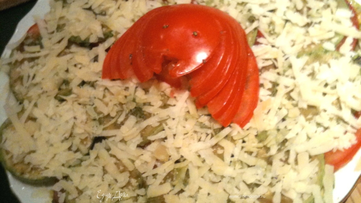 Закуска с томатами и кабачками