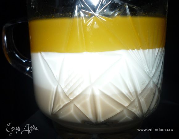 Желе "Кофе, сливки, фрукты" Желе "Кофе, сливки, фрукты"