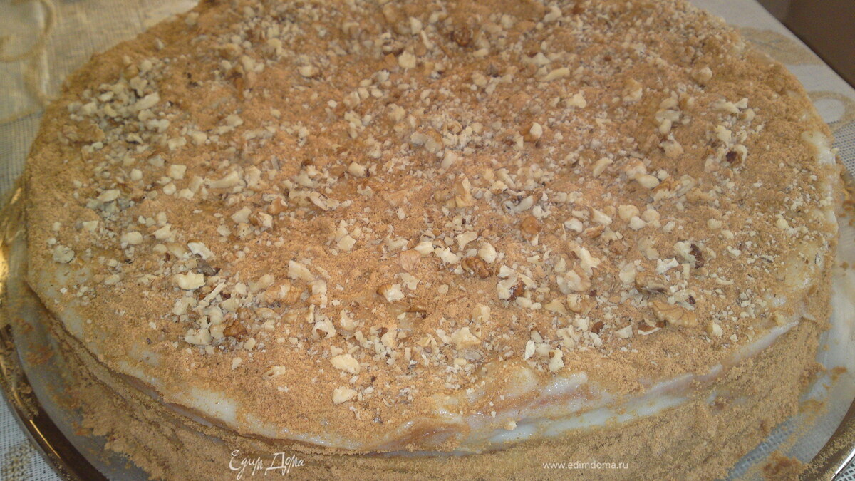 Заварной торт "Медовик" от Натальи