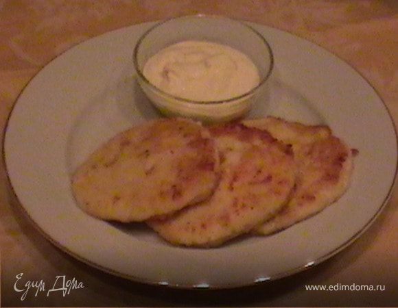 Сырники с сыром и шпинатом