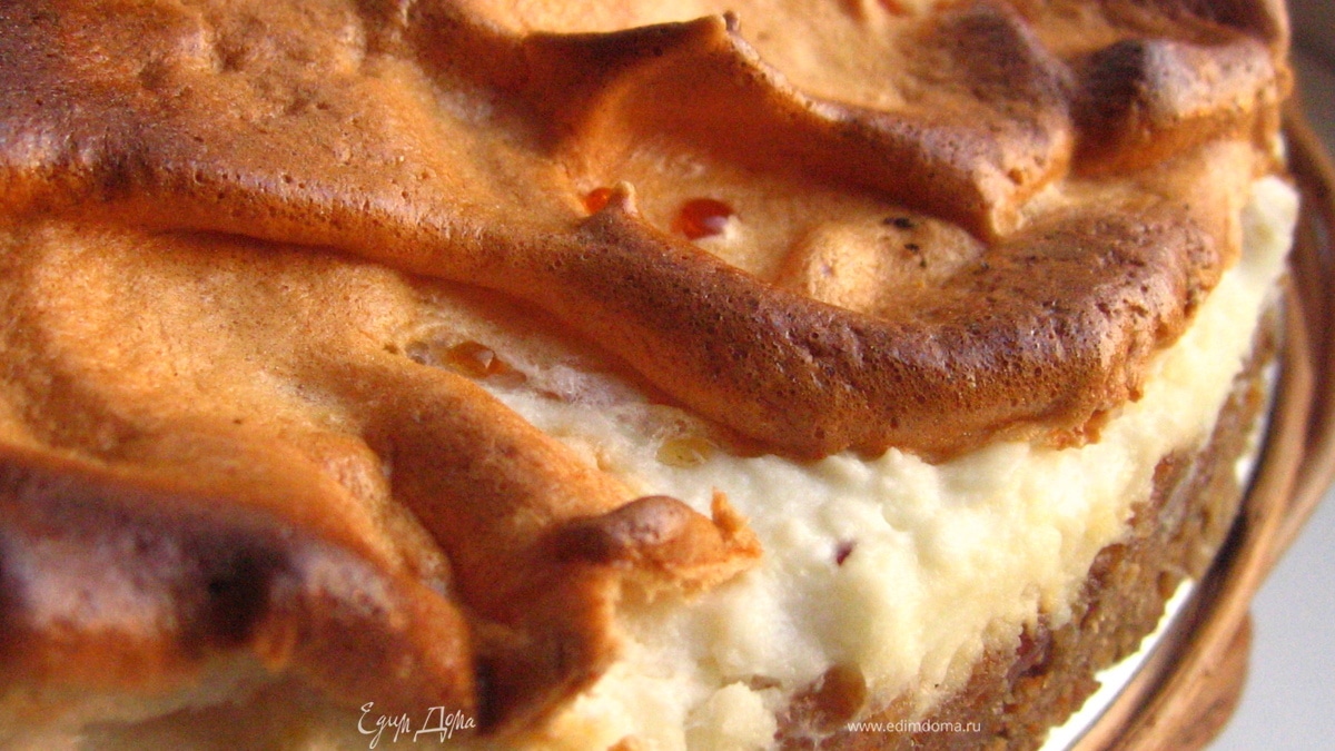 Творожная запеканка с имбирем