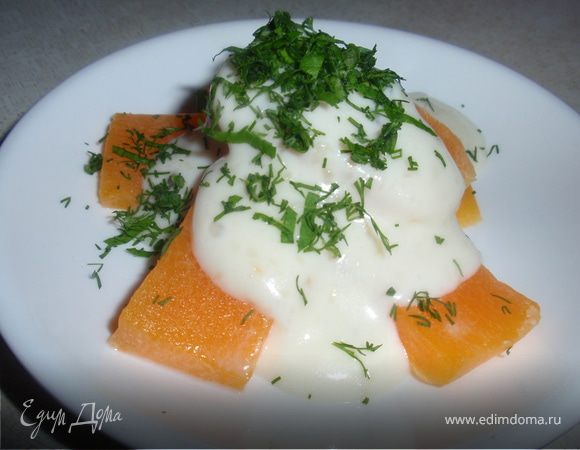 Тыква под молочно-сливочным соусом