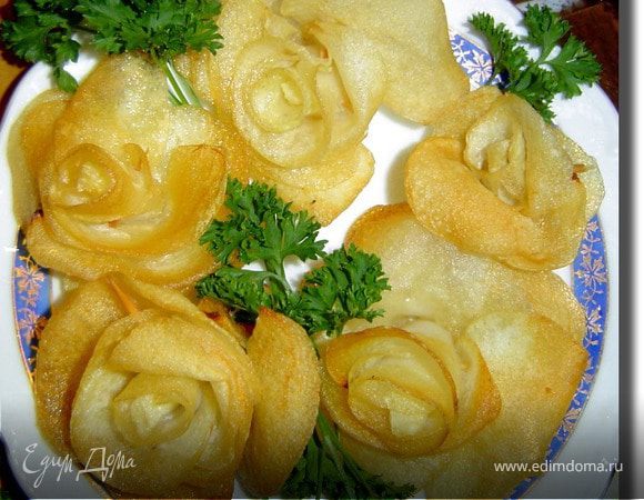 Картофельные розы