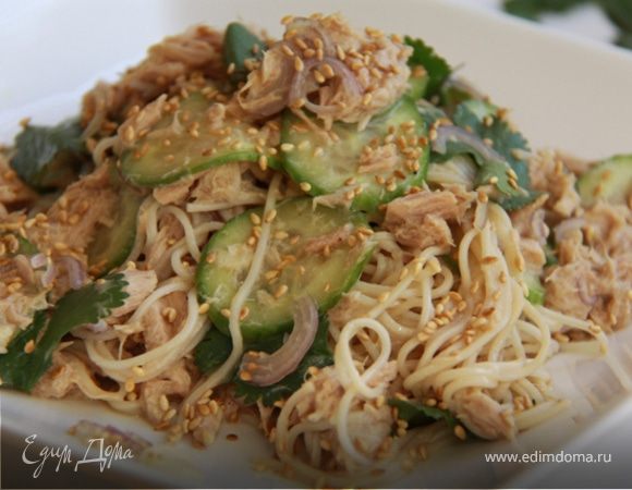 Лапша Somen с тунцом Лапша Somen с тунцом