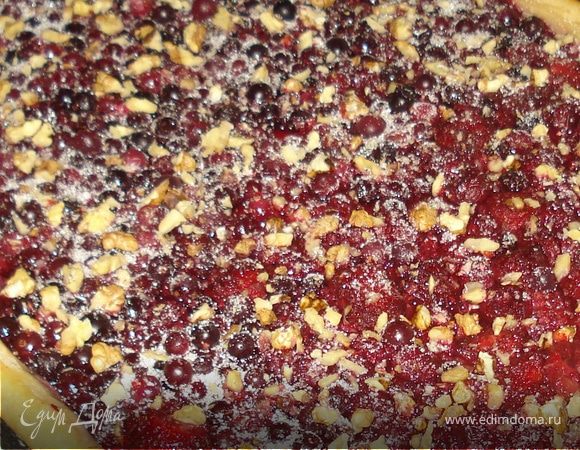 Ягодный пирожок к вечернему чаю.