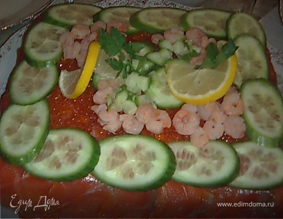 Шведский рыбный торт "Smörgåstårta" (Смёргасторте) Шведский рыбный торт "Smörgåstårta" (Смёргасторте)