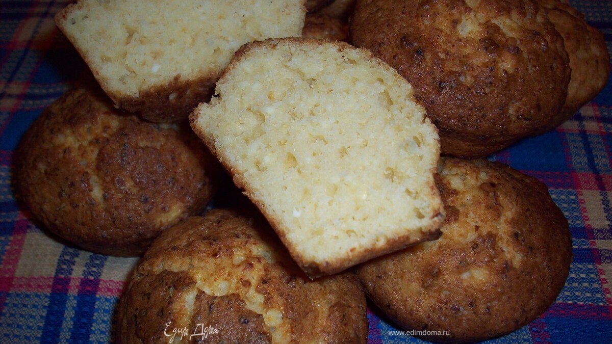 Кексы творожные