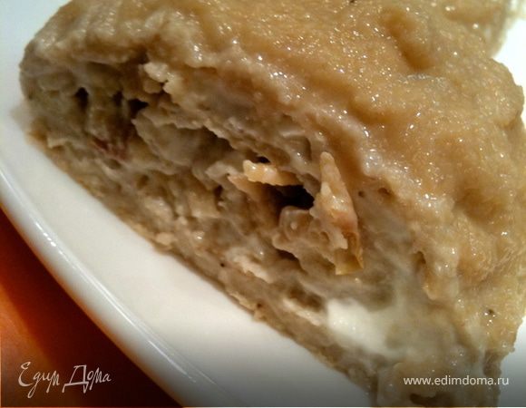 Яблочно-творожный рулет Яблочно-творожный рулет