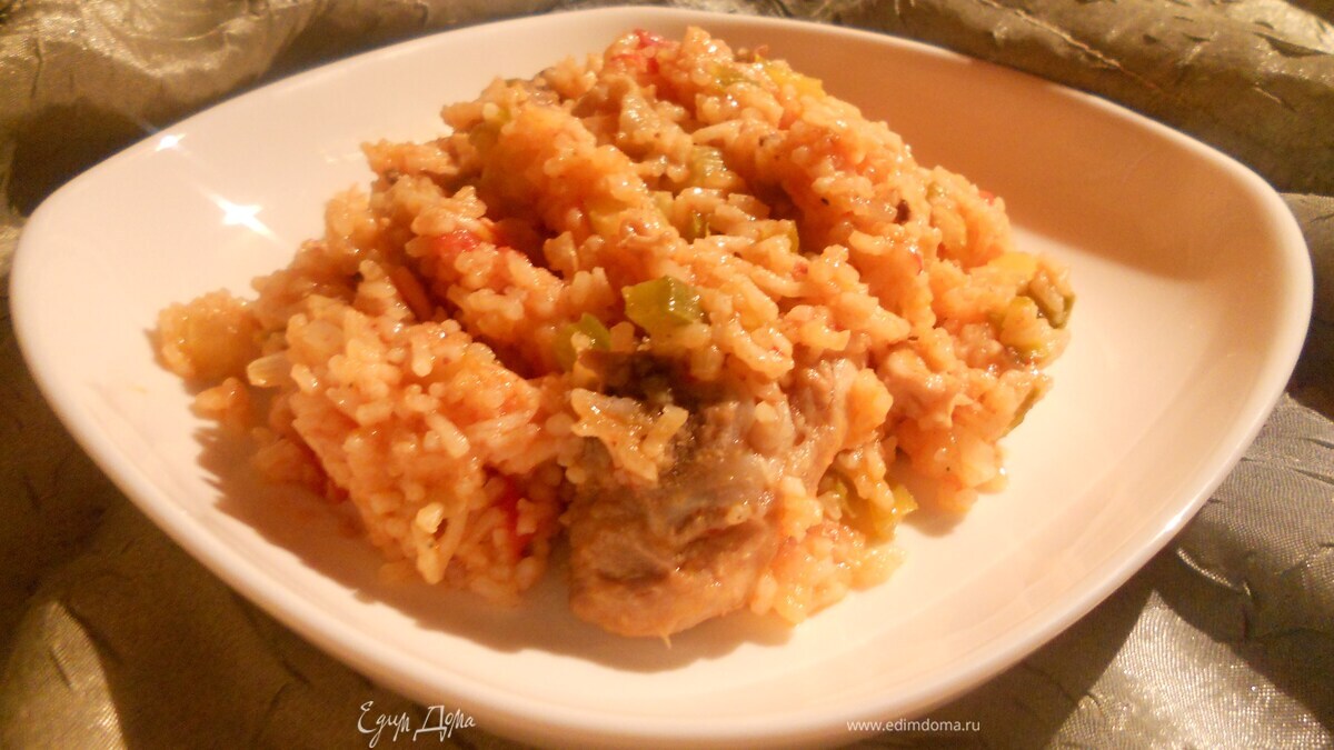 Джамбалайя с креветками