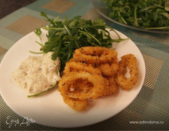 Кальмары во фритюре от Екатерины Кальмары во фритюре от Екатерины