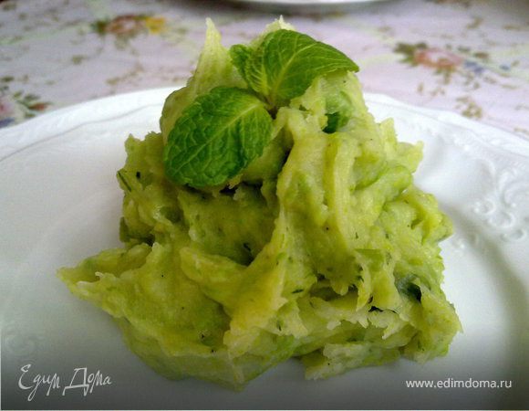 Зеленое картофельное пюре Зеленое картофельное пюре