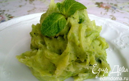 Рецепт Зеленое картофельное пюре