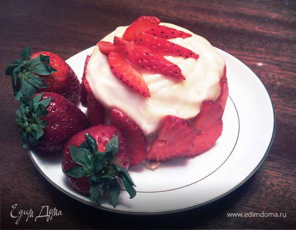 Пирожное "Клубничка" Пирожное "Клубничка"