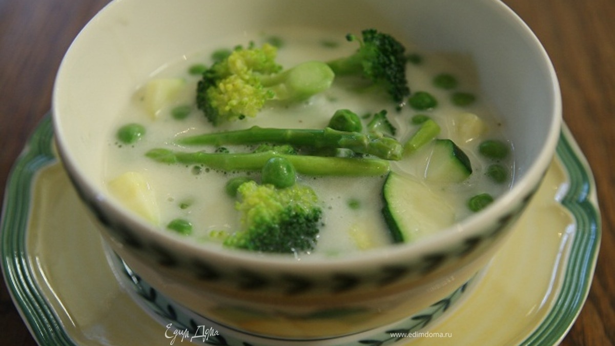 Весенний сливочный суп