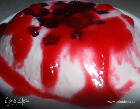 Сливочное желе "смородинка" Сливочное желе "смородинка"