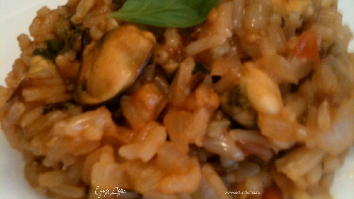 Ризотто с мидиями