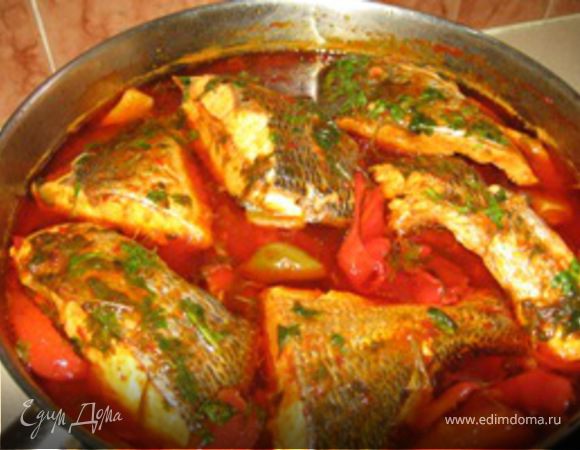 Рыба острая по - мароккански (тунец)