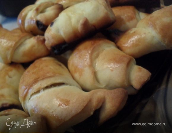 Круассаны с шоколадом Круассаны с шоколадом