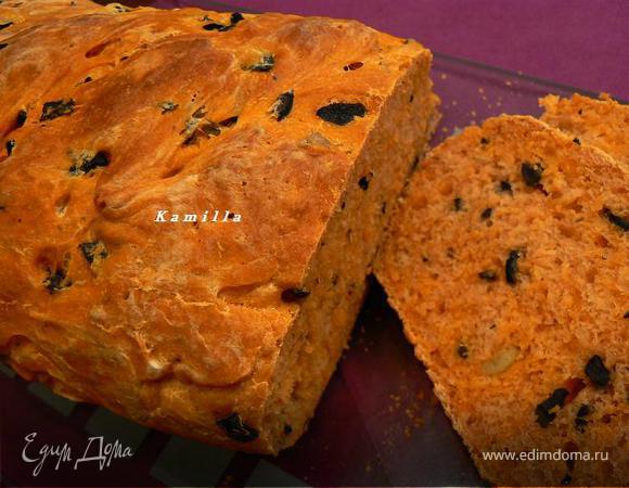 Томатный хлеб с оливками Томатный хлеб с оливками