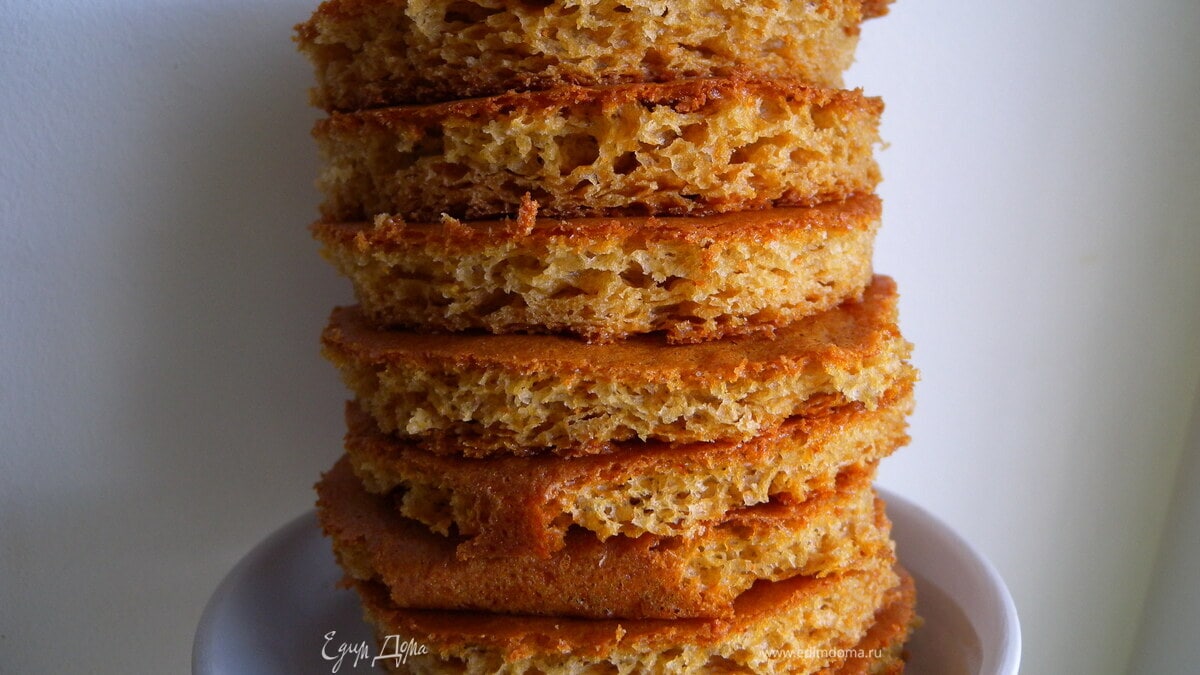 Бисквит на сгущенном молоке