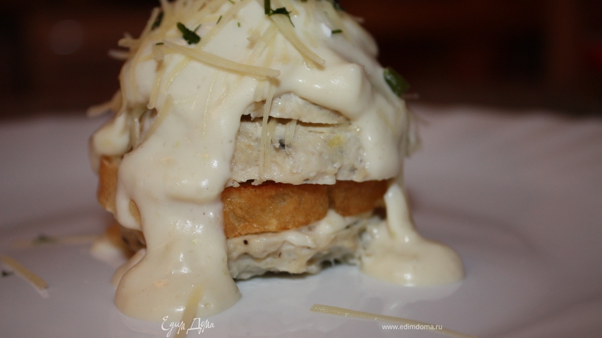 Слоеные котлетки