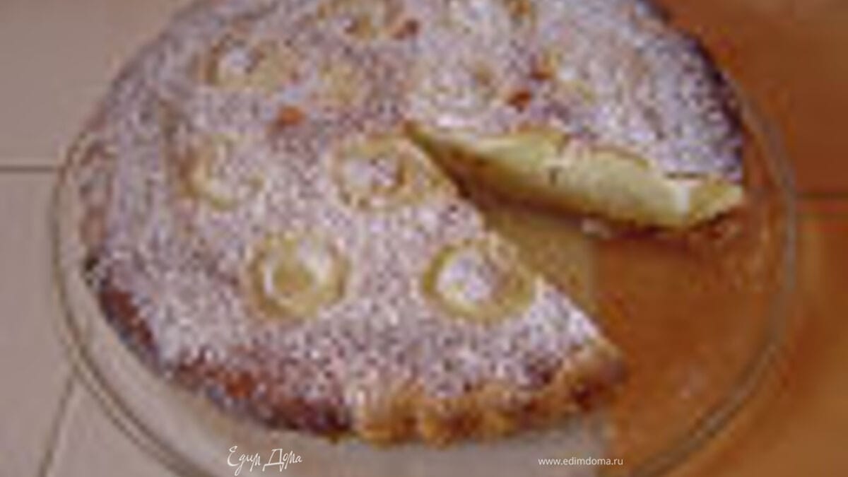 Торт с яблоками и маскарпоне