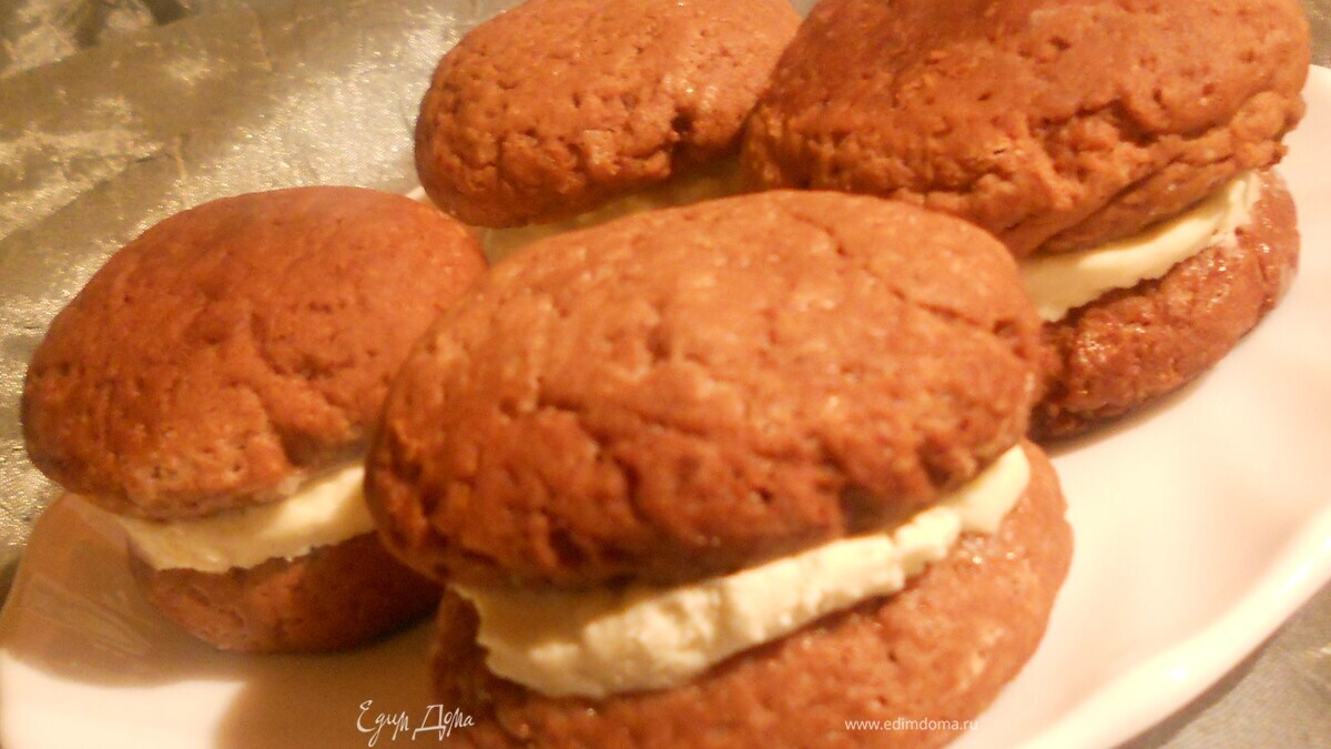 Печенье «whoopie» с зефирным кремом