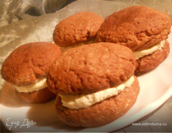 Печенье «whoopie» с зефирным кремом Печенье «whoopie» с зефирным кремом