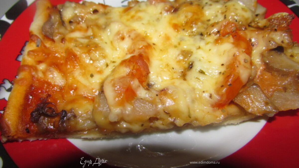 Пицца грибная