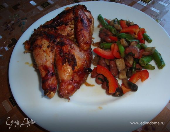 Имбирно-чесночные цыплятки Имбирно-чесночные цыплятки