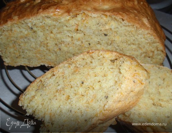 Хлеб с тыквой, чесночком и прованскими травами