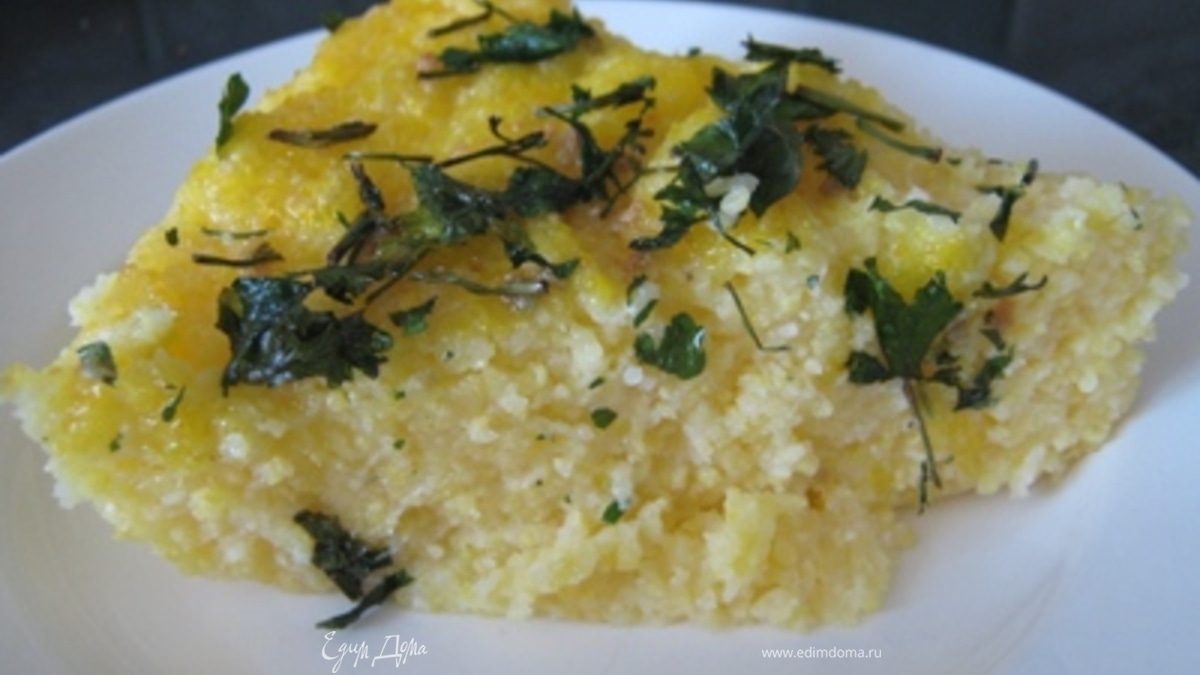 Сырная полента