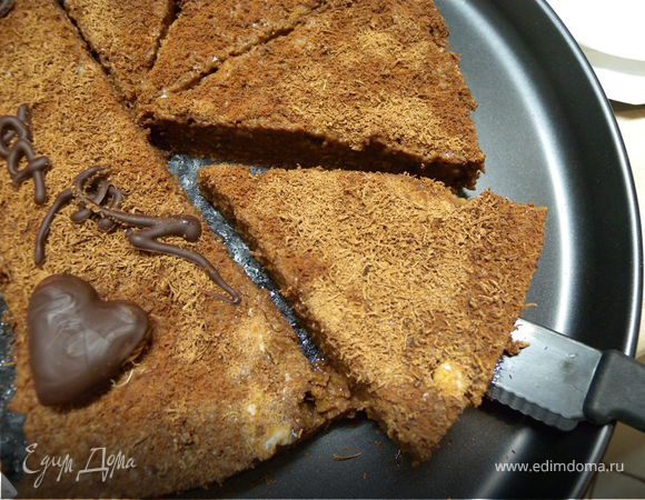 Десерт шоколадный "тянучка-нуга"