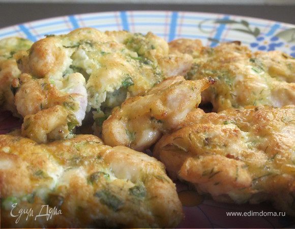 Рубленные куриные котлеты с пармезаном Рубленные куриные котлеты с пармезаном