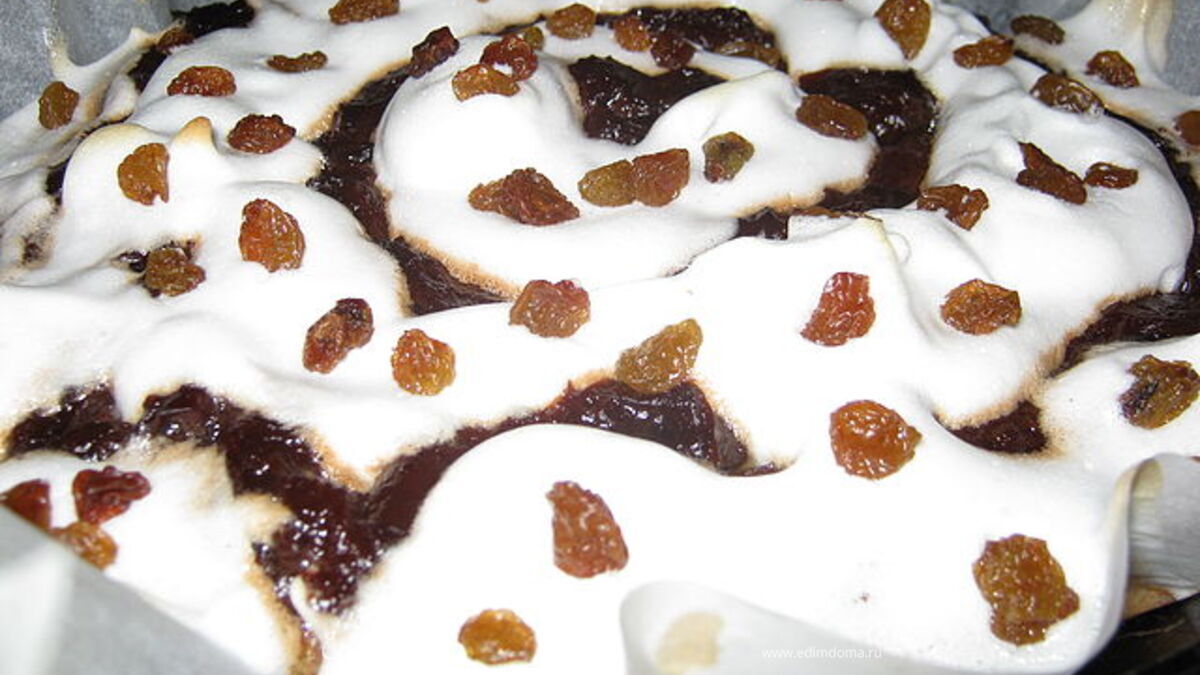 Французский пирог с безе